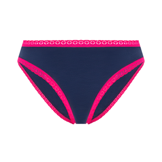Bio-Baumwoll-Slip mit Spitze