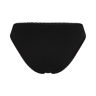 Bio-Baumwoll-Slip mit Spitze – 6er Pack