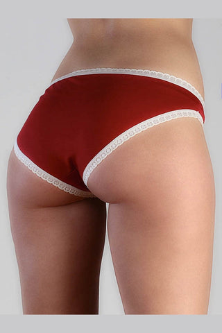 Bio-Baumwoll-Slip mit Spitze