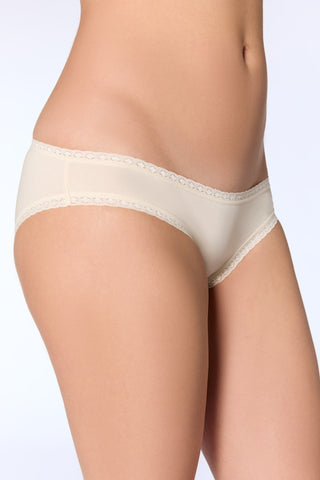 Bio-Baumwoll-Slip mit Spitze
