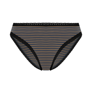 Bio-Baumwoll-Slip mit Spitze