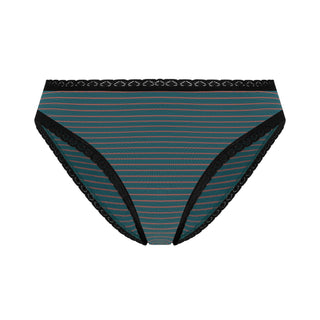 Bio-Baumwoll-Slip mit Spitze – 3er Pack