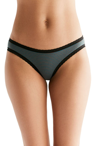 Bio-Baumwoll-Slip mit Spitze – 2er Pack
