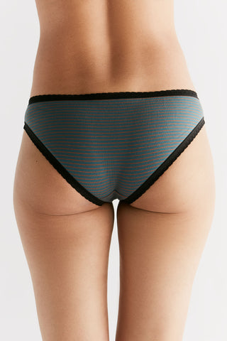 Bio-Baumwoll-Slip mit Spitze – 2er Pack