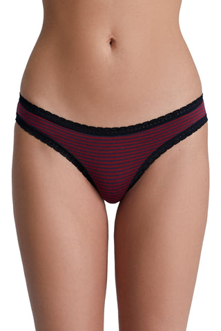 Bio-Baumwoll-Slip mit Spitze