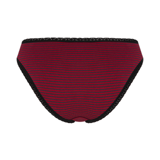 Bio-Baumwoll-Slip mit Spitze