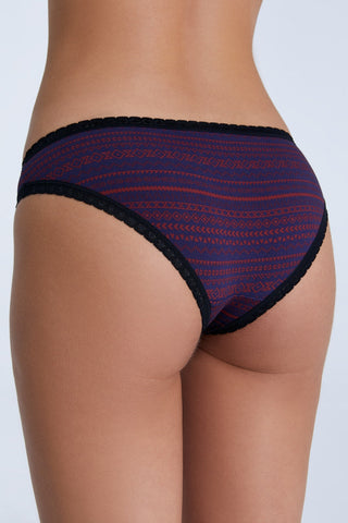 Bio-Baumwoll-Slip mit Spitze