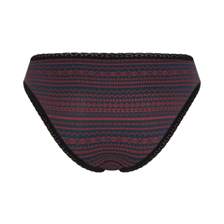 Bio-Baumwoll-Slip mit Spitze – 2er Pack