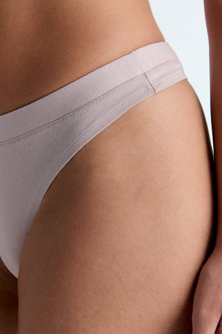 Bio-Baumwoll-String hoher Bund - 2er Pack