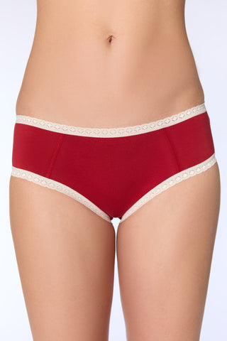 Damen Hipster mit Spitze (4er Pack)