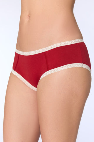 Damen Hipster mit Spitze (2er-Pack)