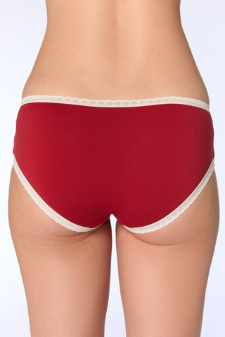 Damen Hipster mit Spitze (2er-Pack)