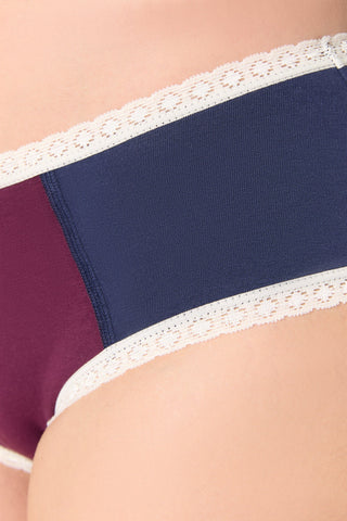 Damen Hipster mit Spitze (6er Pack)