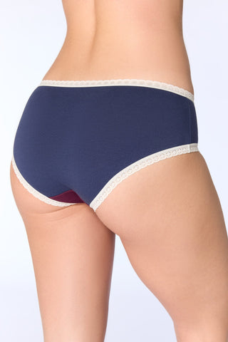 Damen Hipster mit Spitze (6er Pack)