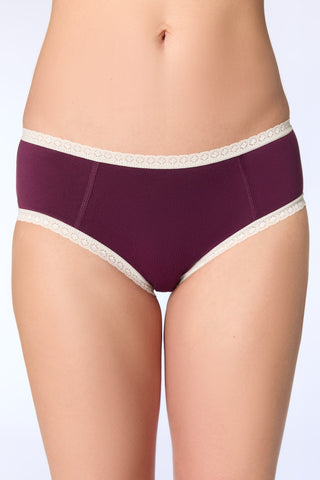 Damen Hipster mit Spitze (4er Pack)