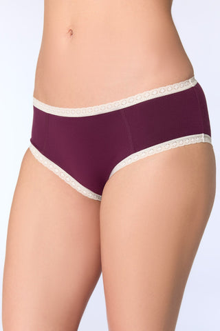 Damen Hipster mit Spitze (4er Pack)