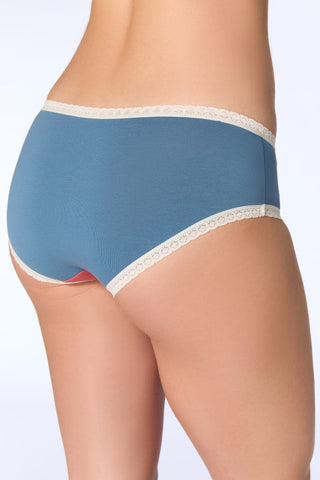 Damen Hipster mit Spitze (4er Pack)