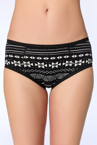 Damen Hipster mit Spitze (4er Pack)