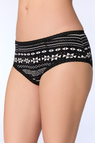Damen Hipster mit Spitze (4er Pack)