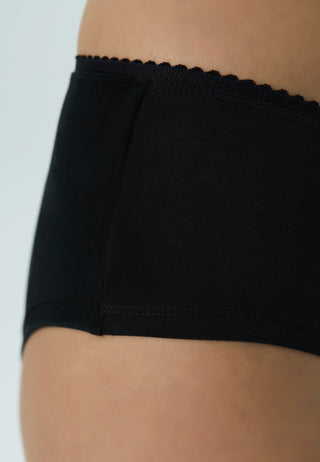 Bio-Baumwoll-Hipster mit Spitze – 4er Pack