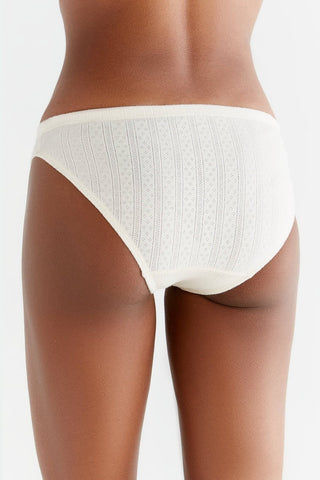 Bio-Baumwoll-Slip Jacquard
