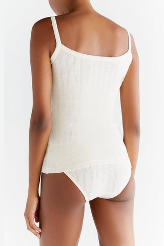 Bio-Baumwoll-Top Jacquard