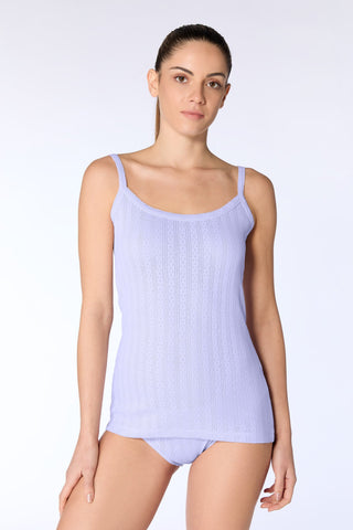 Bio-Baumwoll-Top Jacquard