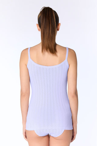 Bio-Baumwoll-Top Jacquard