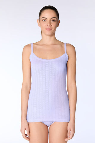 Bio-Baumwoll-Top Jacquard