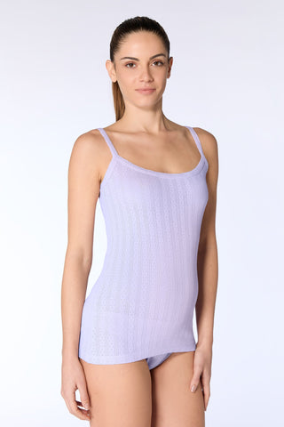 Bio-Baumwoll-Top Jacquard