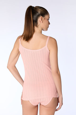 Bio-Baumwoll-Top Jacquard