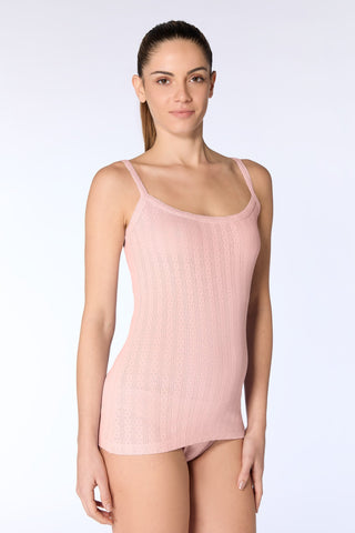 Bio-Baumwoll-Top Jacquard