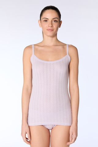 Bio-Baumwoll-Top Jacquard