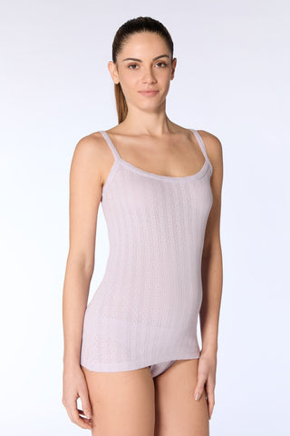 Bio-Baumwoll-Top Jacquard