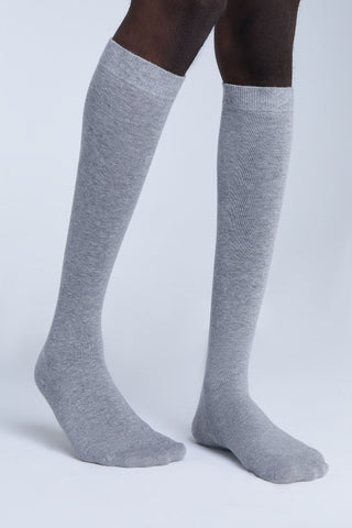 Bio-Baumwoll-Kniestrümpfe Unisex - 6er Pack