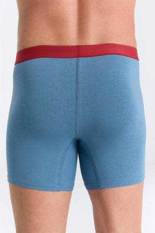 Bio-Baumwoll-Herren Boxershorts mit Eingriff - 3er Pack