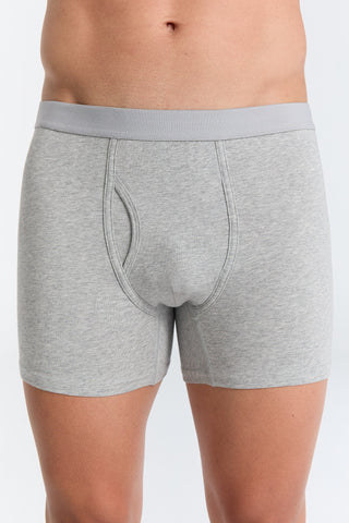 Bio-Baumwoll-Herren Boxershorts mit Eingriff - 3er Pack