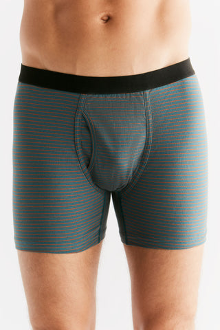 Bio-Baumwoll-Herren Boxershorts mit Eingriff - 3er Pack
