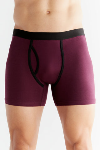 Bio-Baumwoll-Herren Boxershorts mit Eingriff - 3er Pack