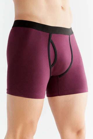 Bio-Baumwoll-Herren Boxershorts mit Eingriff - 3er Pack