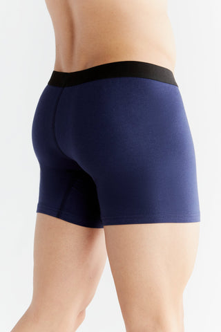 Bio-Baumwoll-Herren Boxershorts mit Eingriff - 3er Pack
