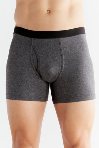Bio-Baumwoll-Herren Boxershorts mit Eingriff - 3er Pack