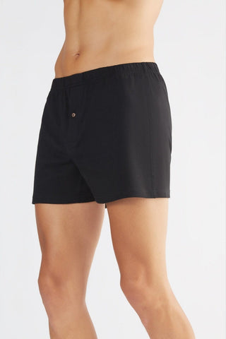Bio-Baumwoll-Boxershorts mit Holzknopf