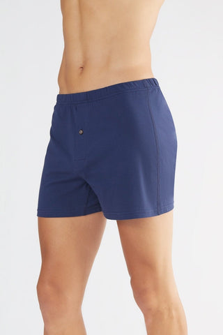 Bio-Baumwoll-Boxershorts mit Holzknopf