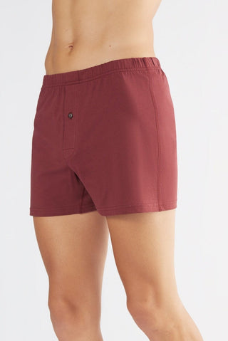 Bio-Baumwoll-Boxershorts mit Holzknopf
