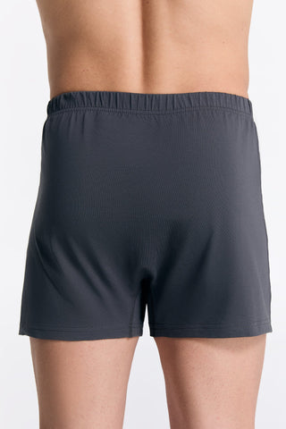 Bio-Baumwoll-Boxershorts mit Holzknopf - 3er Pack