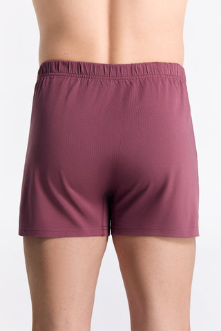 Bio-Baumwoll-Boxershorts mit Holzknopf - 3er Pack