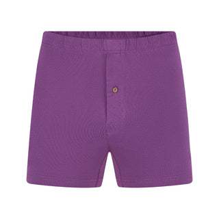 Bio-Baumwoll-Boxershorts mit Holzknopf - 3er Pack