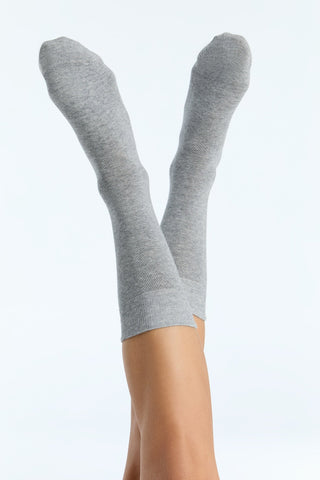 Bio-Baumwoll-Socken mit längerem Bündchen - 4er Pack