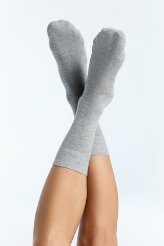 Bio-Baumwoll-Socken mit längerem Bündchen - 4er Pack